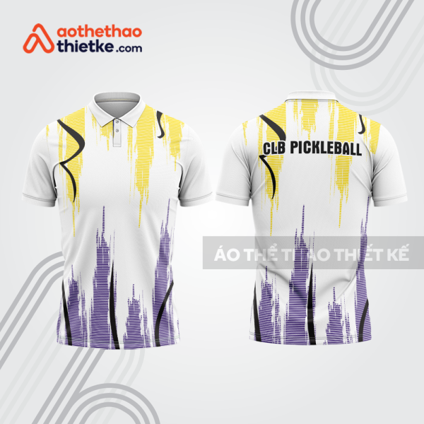 Mẫu thiết kế áo polo đồng phục thi đấu pickleball pla1318