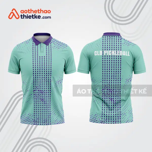 Mẫu thiết kế áo polo đồng phục thi đấu pickleball pla1319
