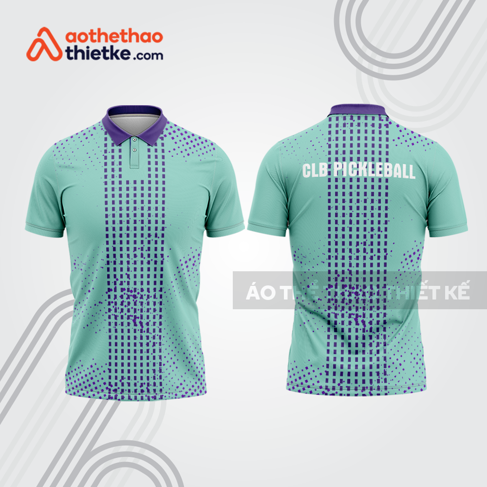 Mẫu thiết kế áo polo đồng phục thi đấu pickleball pla1319