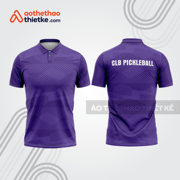 Mẫu thiết kế áo polo đồng phục thi đấu pickleball pla1320