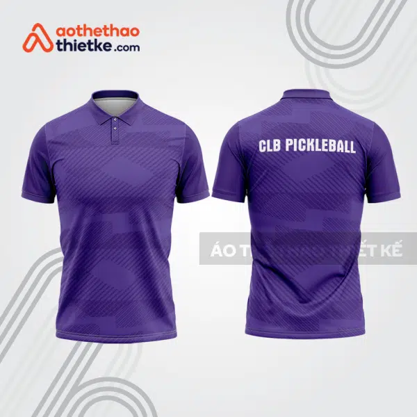 Mẫu thiết kế áo polo đồng phục thi đấu pickleball pla1320