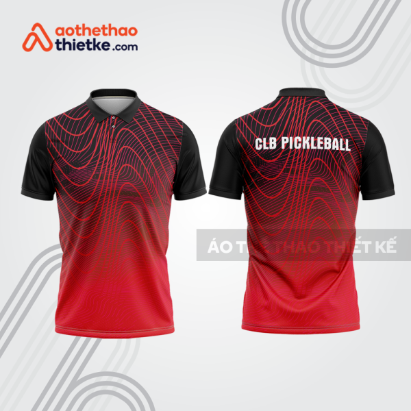 Mẫu thiết kế áo polo đồng phục thi đấu pickleball pla1322
