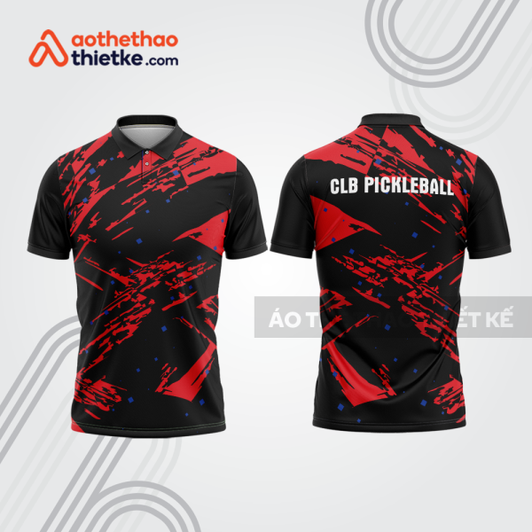 Mẫu thiết kế áo polo đồng phục thi đấu pickleball pla1323