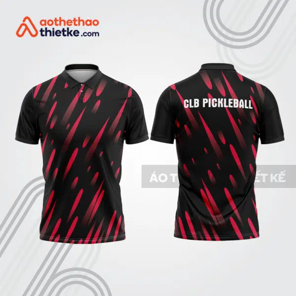 Mẫu thiết kế áo polo đồng phục thi đấu pickleball pla1330