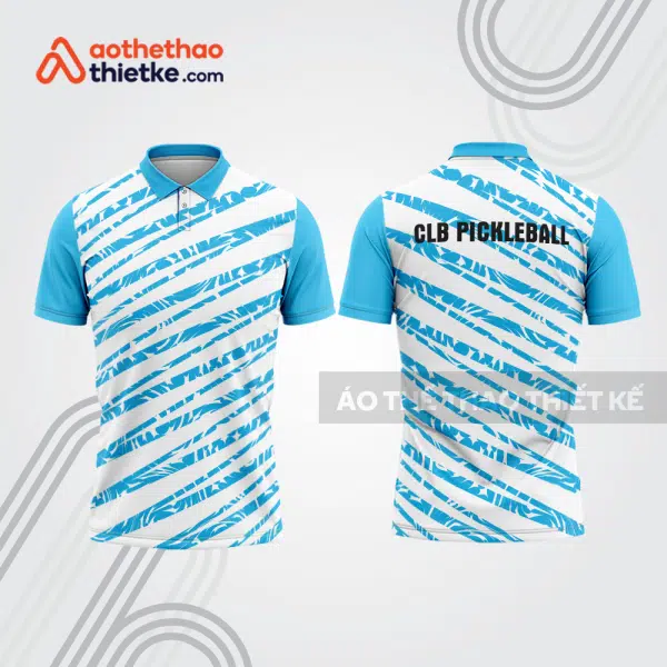 Mẫu thiết kế áo polo đồng phục thi đấu pickleball pla1334