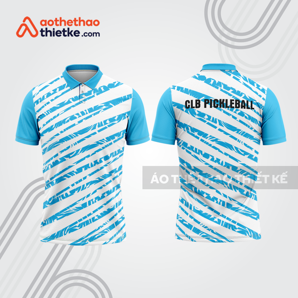 Mẫu thiết kế áo polo đồng phục thi đấu pickleball pla1334