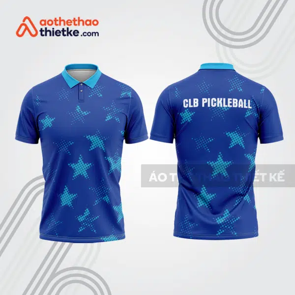 Mẫu thiết kế áo polo đồng phục thi đấu pickleball pla1338