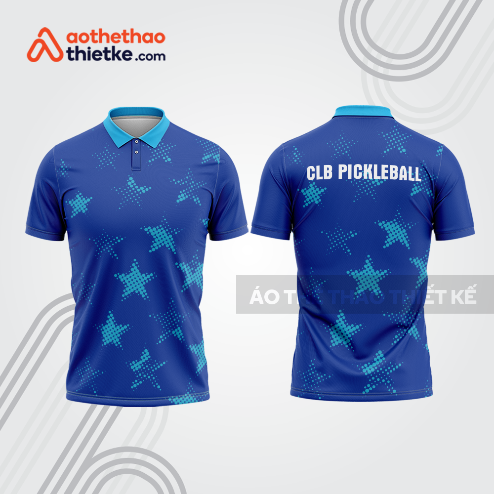 Mẫu thiết kế áo polo đồng phục thi đấu pickleball pla1338