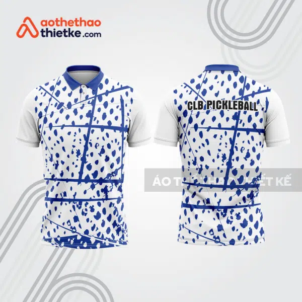 Mẫu thiết kế áo polo đồng phục thi đấu pickleball pla1343