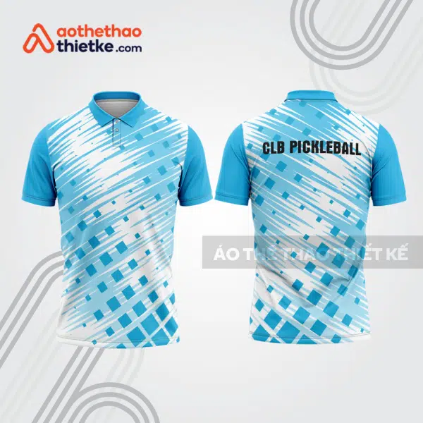 Mẫu thiết kế áo polo đồng phục thi đấu pickleball pla1345