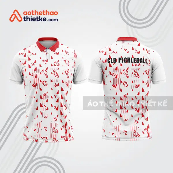 Mẫu thiết kế áo polo đồng phục thi đấu pickleball pla1348