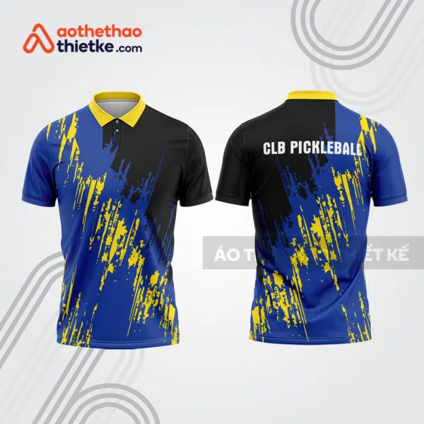 Mẫu thiết kế áo polo đồng phục thi đấu pickleball pla1353