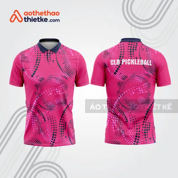 Mẫu thiết kế áo polo đồng phục thi đấu pickleball pla1361