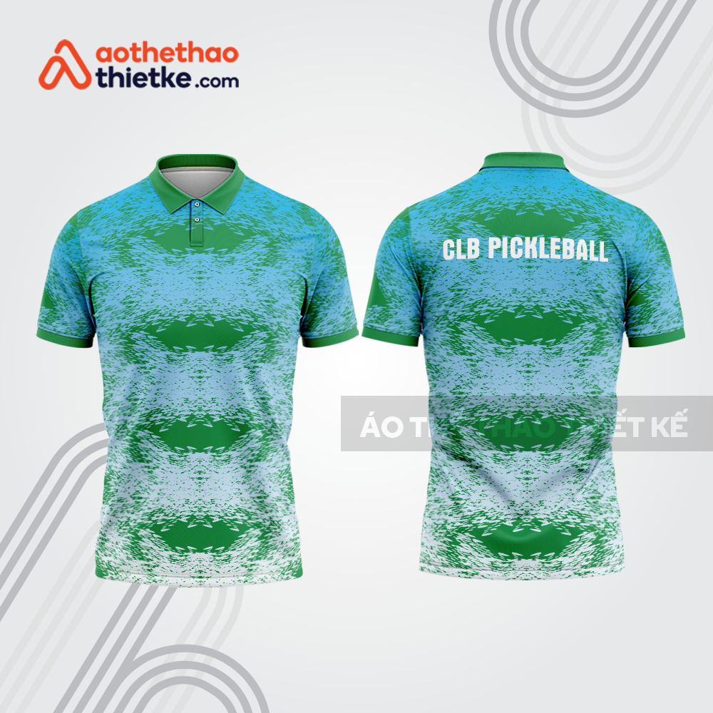 Mẫu thiết kế áo polo đồng phục thi đấu pickleball pla1367