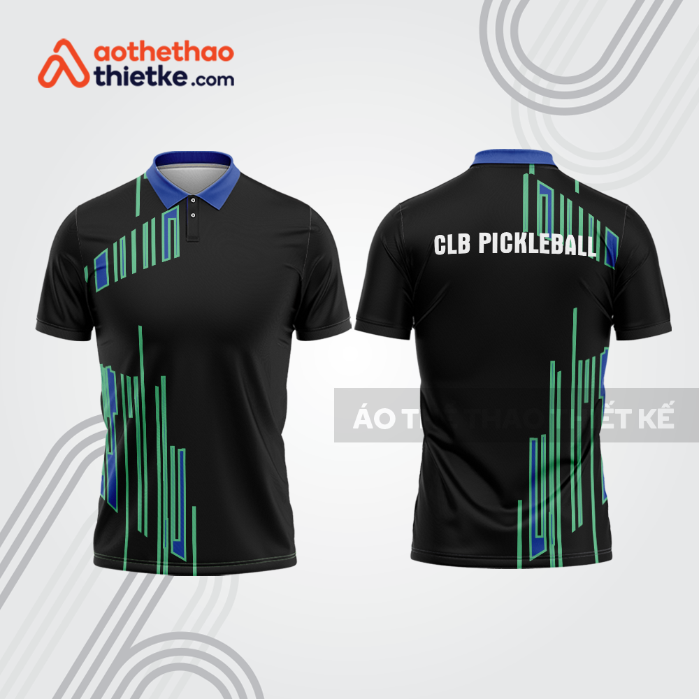 Mẫu thiết kế áo polo đồng phục thi đấu pickleball pla1368