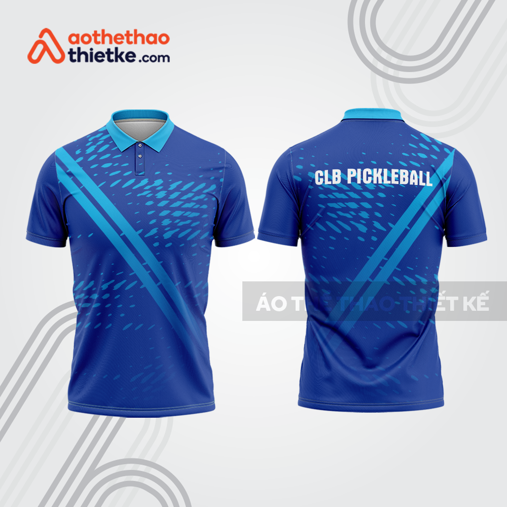 Mẫu thiết kế áo polo đồng phục thi đấu pickleball pla1370