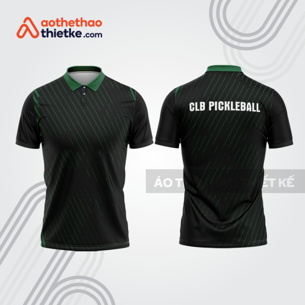 Mẫu thiết kế áo polo đồng phục thi đấu pickleball pla1372