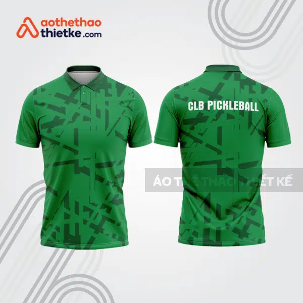 Mẫu thiết kế áo polo đồng phục thi đấu pickleball pla1373