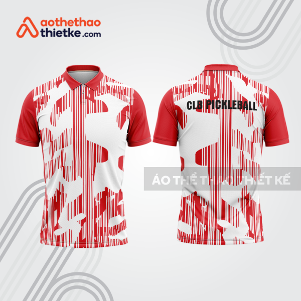 Mẫu thiết kế áo polo đồng phục thi đấu pickleball pla1375