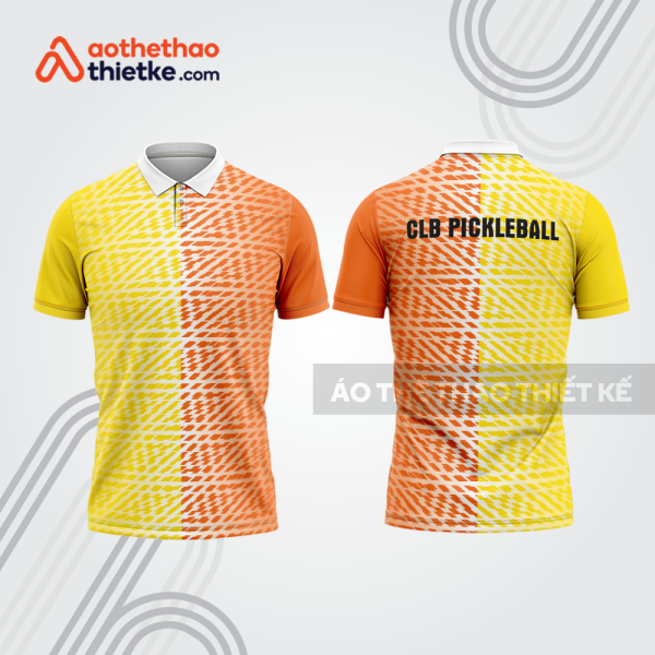 Mẫu thiết kế áo polo đồng phục thi đấu pickleball pla1376