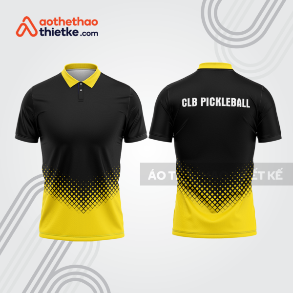 Mẫu thiết kế áo polo đồng phục thi đấu pickleball pla1377