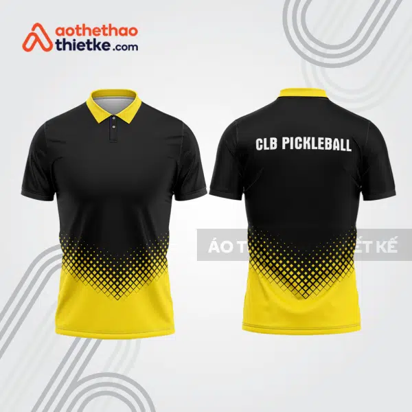 Mẫu thiết kế áo polo đồng phục thi đấu pickleball pla1377