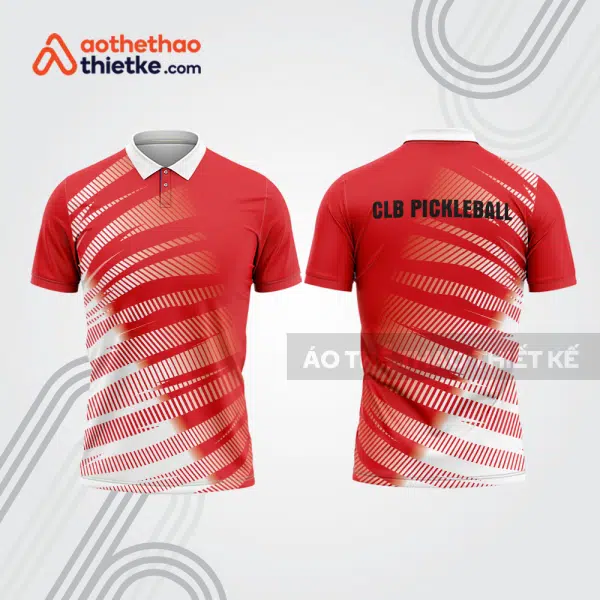 Mẫu thiết kế áo có cổ đồng phục CLB pickleball pla1386