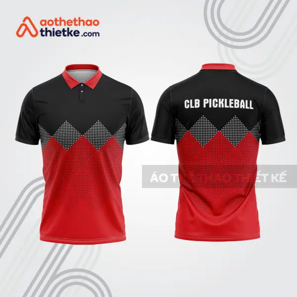 Mẫu thiết kế áo có cổ đồng phục CLB pickleball pla1387