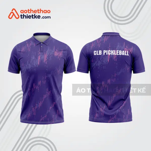 Mẫu thiết kế áo có cổ đồng phục CLB pickleball pla1389