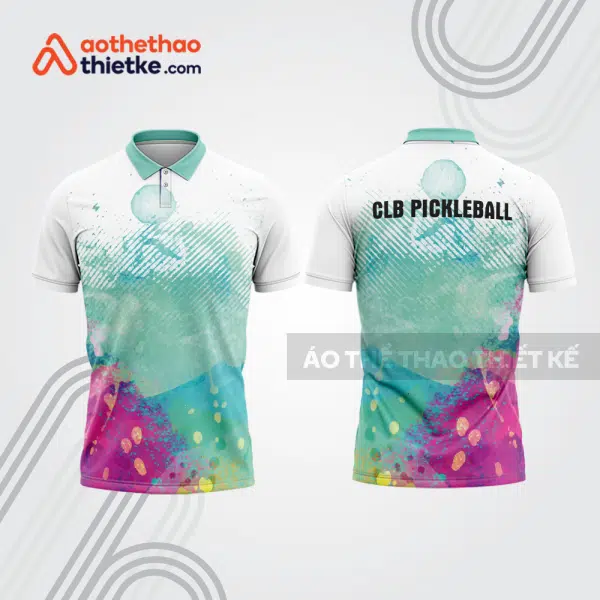 Mẫu thiết kế áo có cổ đồng phục CLB pickleball pla1390