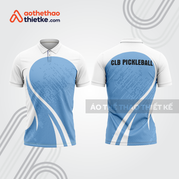 Mẫu thiết kế áo có cổ đồng phục CLB pickleball pla1395