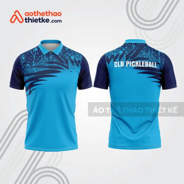 Mẫu thiết kế áo có cổ đồng phục CLB pickleball pla1399
