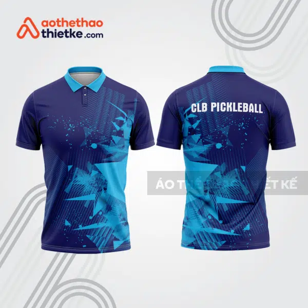 Mẫu thiết kế áo có cổ đồng phục CLB pickleball pla1409