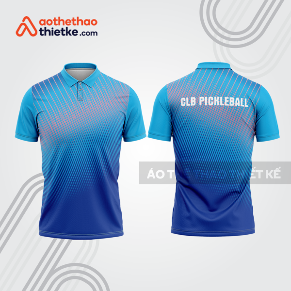 Mẫu thiết kế áo có cổ đồng phục CLB pickleball pla1410