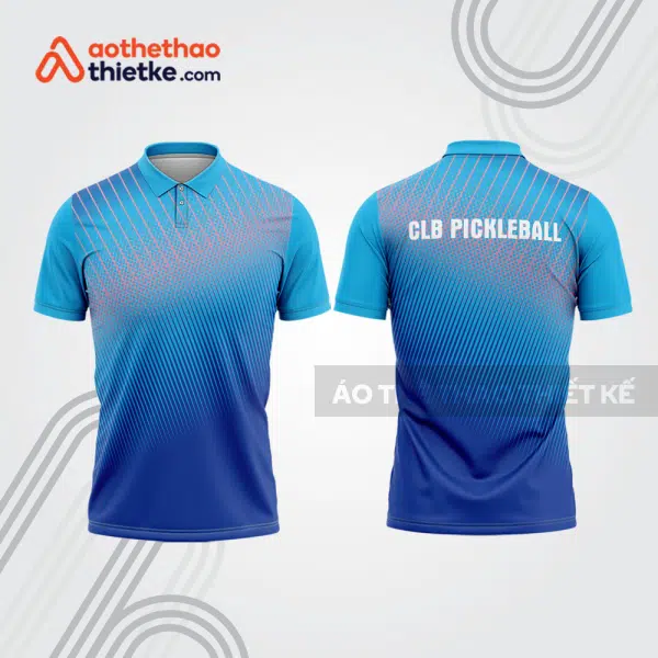 Mẫu thiết kế áo có cổ đồng phục CLB pickleball pla1410