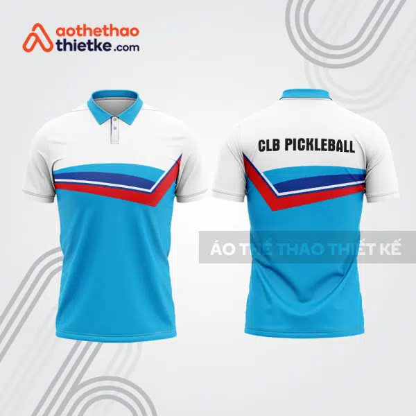 Mẫu thiết kế áo có cổ đồng phục CLB pickleball pla1411