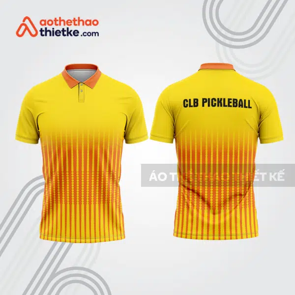 Mẫu thiết kế áo có cổ đồng phục CLB pickleball pla1416