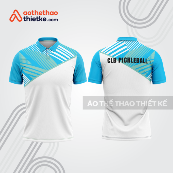 Mẫu thiết kế áo có cổ đồng phục CLB pickleball pla1417