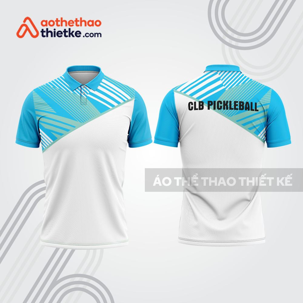 Mẫu thiết kế áo có cổ đồng phục CLB pickleball pla1417