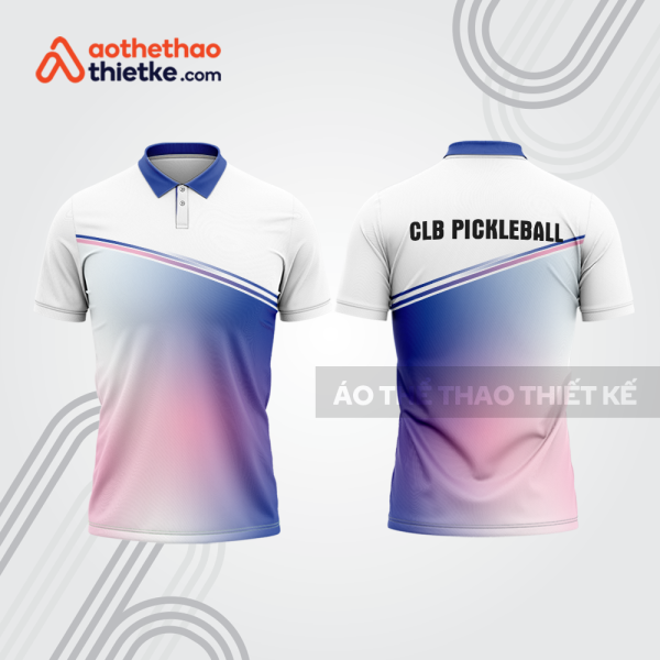 Mẫu thiết kế áo có cổ đồng phục CLB pickleball pla1419