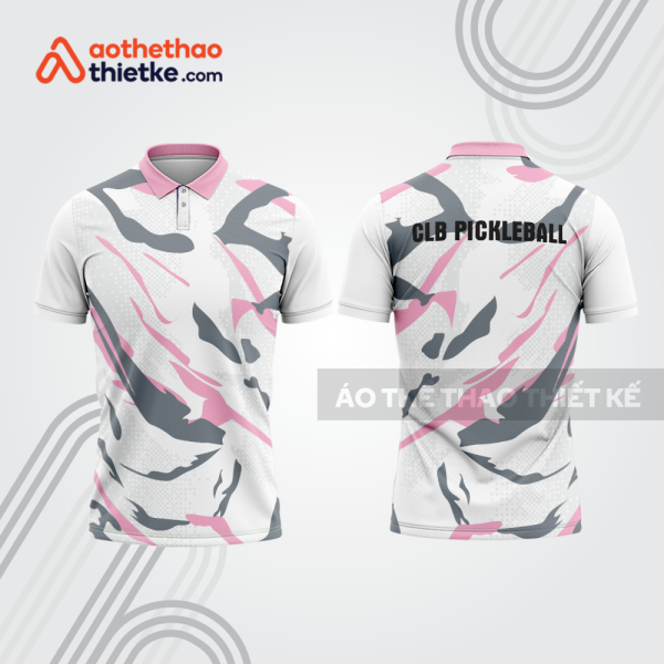 Mẫu thiết kế áo có cổ đồng phục CLB pickleball pla1421