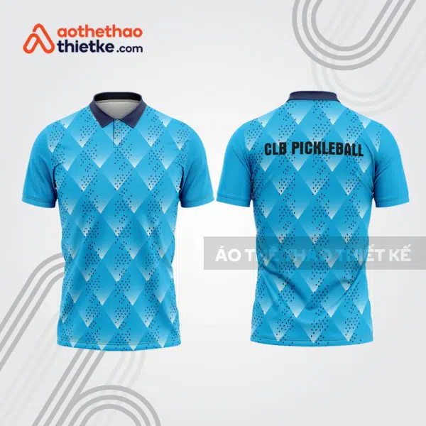 Mẫu thiết kế áo có cổ đồng phục CLB pickleball pla1424