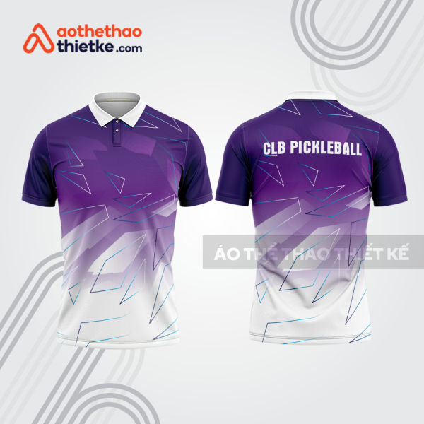 Mẫu thiết kế áo có cổ đồng phục CLB pickleball pla1426