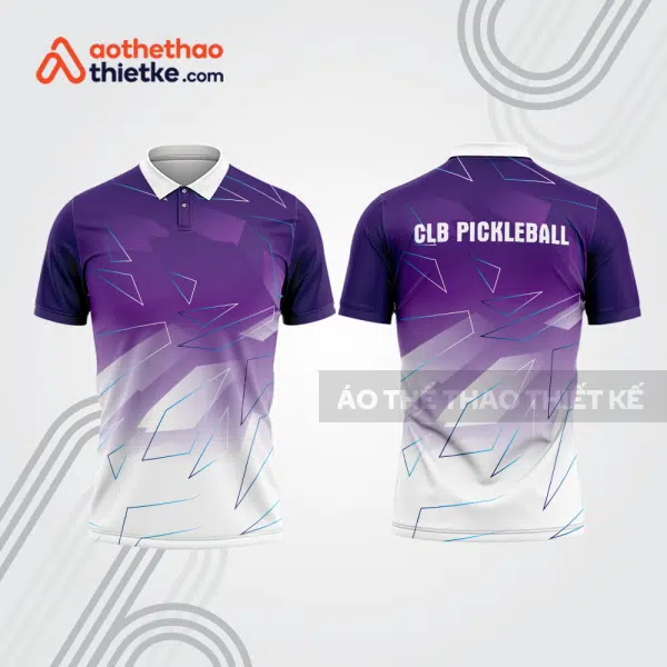 Mẫu thiết kế áo có cổ đồng phục CLB pickleball pla1426