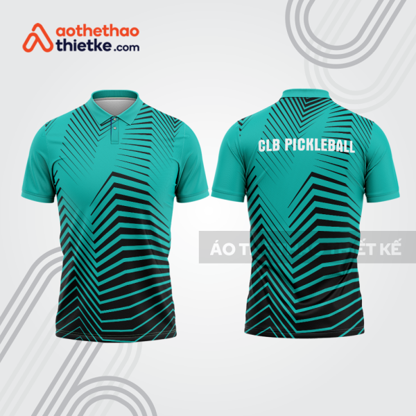 Mẫu thiết kế áo có cổ đồng phục CLB pickleball pla1429