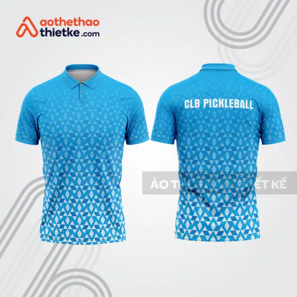 Mẫu thiết kế áo polo thi đấu pickleball pla906