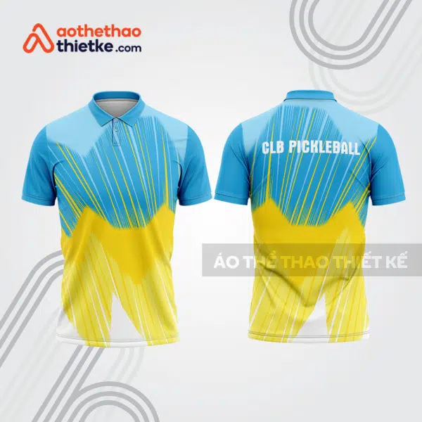 Mẫu thiết kế áo polo thi đấu pickleball pla907