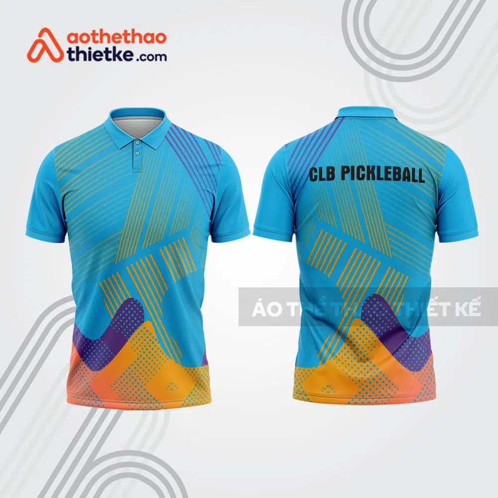 Mẫu thiết kế áo polo thi đấu pickleball pla910