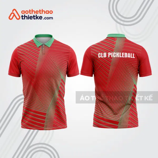 Mẫu thiết kế áo polo thi đấu pickleball pla911