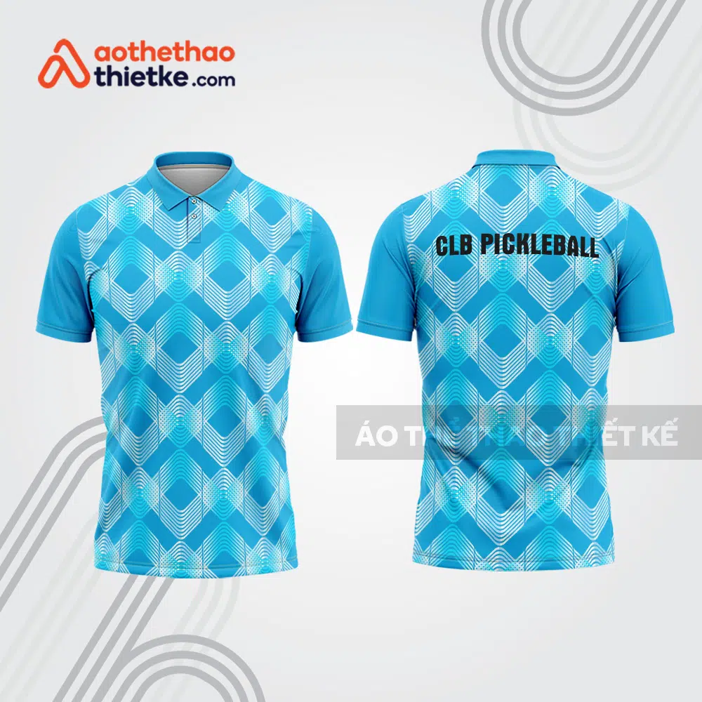 Mẫu thiết kế áo polo thi đấu pickleball pla913